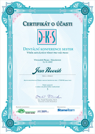 DKS certifik&aacute;t